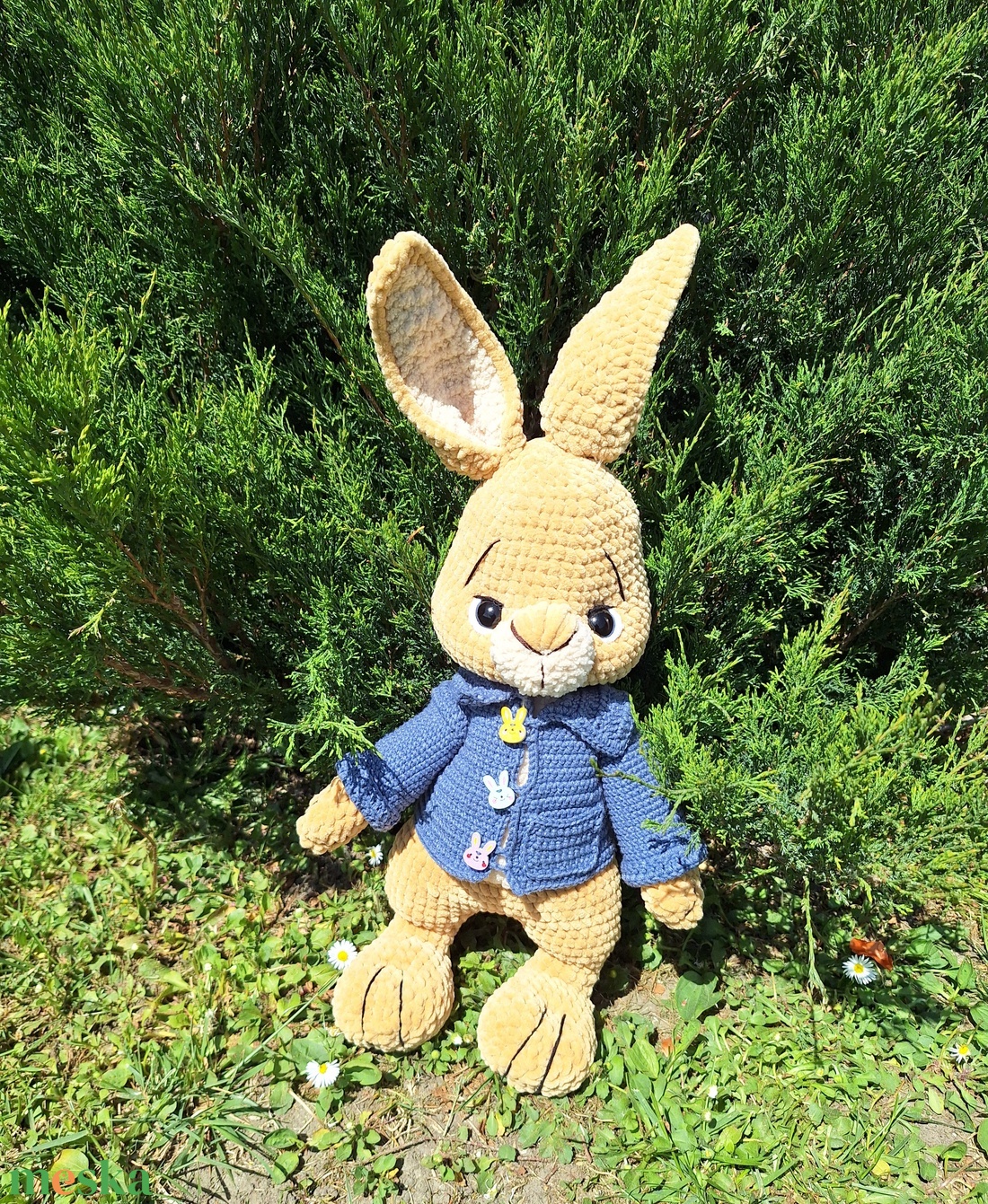 Nyúl Péter  - játék & sport - plüssállat & játékfigura - nyuszi - Meska.hu