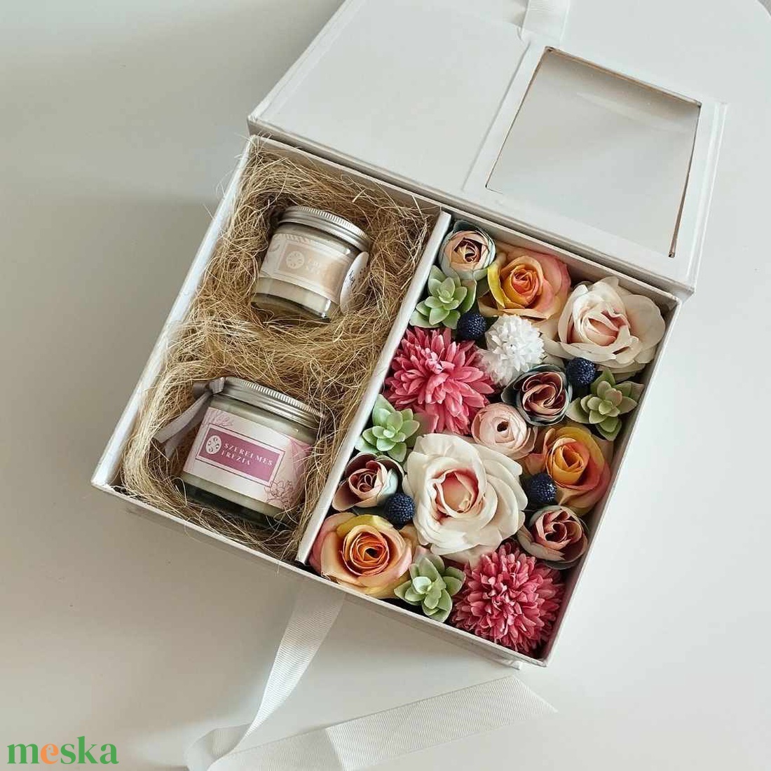 Gyertyás virágbox - nagy - otthon & életmód - gyertya, illat, aroma - gyertya - Meska.hu Gyertyás virágbox - nagy - otthon & életmód - gyertya, illat, aroma - gyertya - Meska.hu