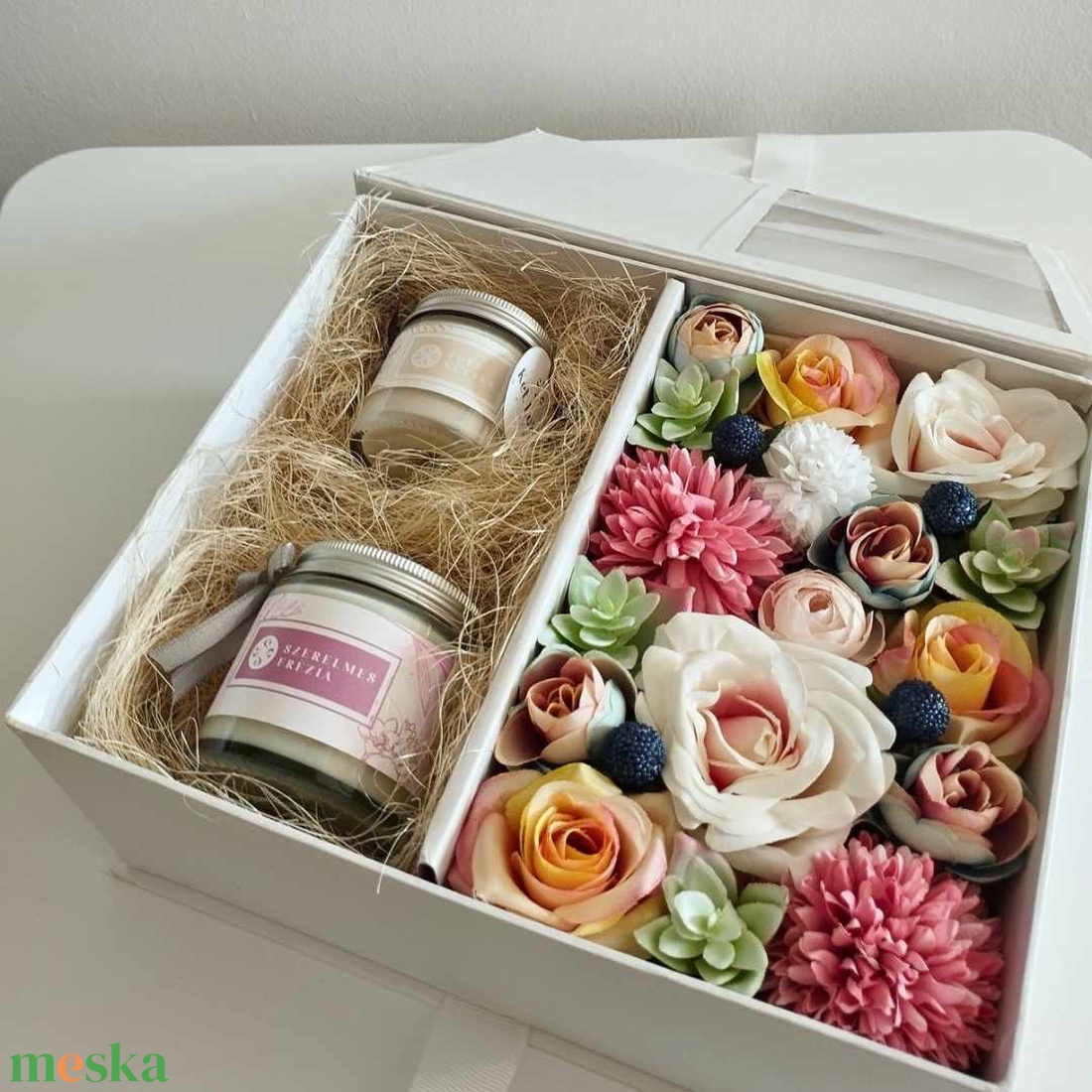 Gyertyás virágbox - nagy - otthon & életmód - gyertya, illat, aroma - gyertya - Meska.hu Gyertyás virágbox - nagy - otthon & életmód - gyertya, illat, aroma - gyertya - Meska.hu