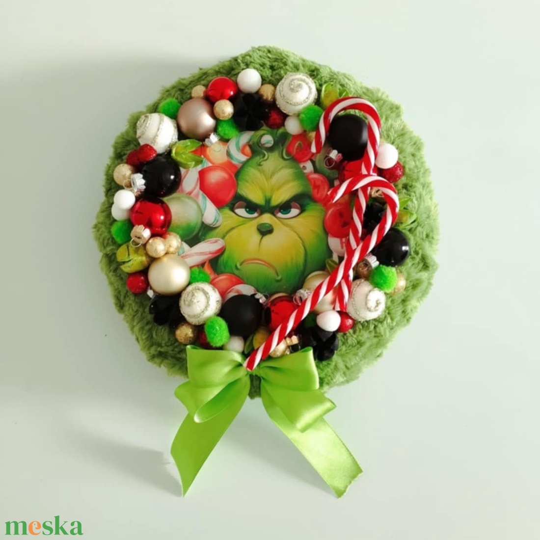 Grincs kopogtató - karácsony - karácsonyi lakásdekoráció - karácsonyi ajtódíszek - Meska.hu Grincs kopogtató - karácsony - karácsonyi lakásdekoráció - karácsonyi ajtódíszek - Meska.hu