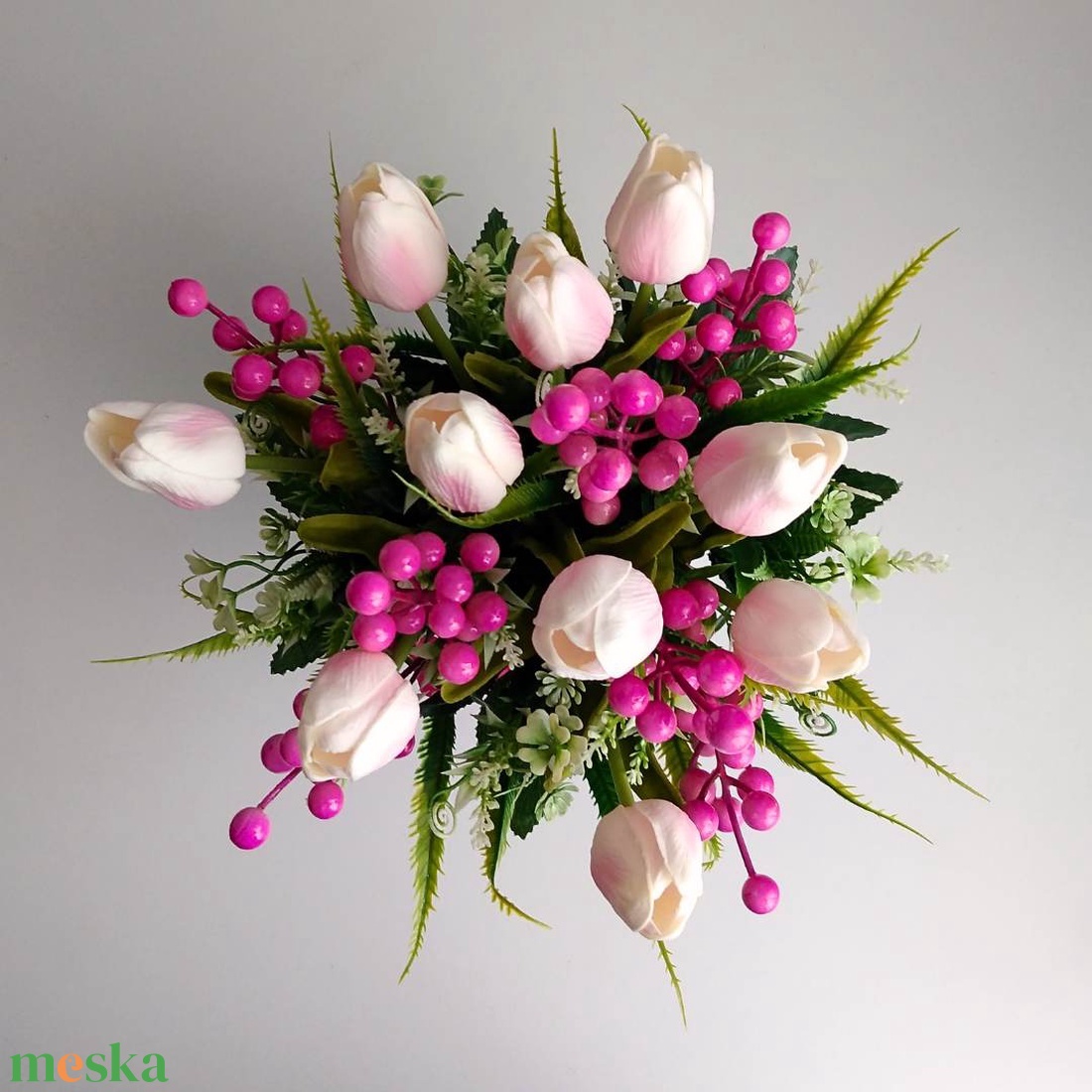 Tulipános virágbox  - otthon & életmód - dekoráció - virágdísz és tartó - virágbox, virágdoboz - Meska.hu