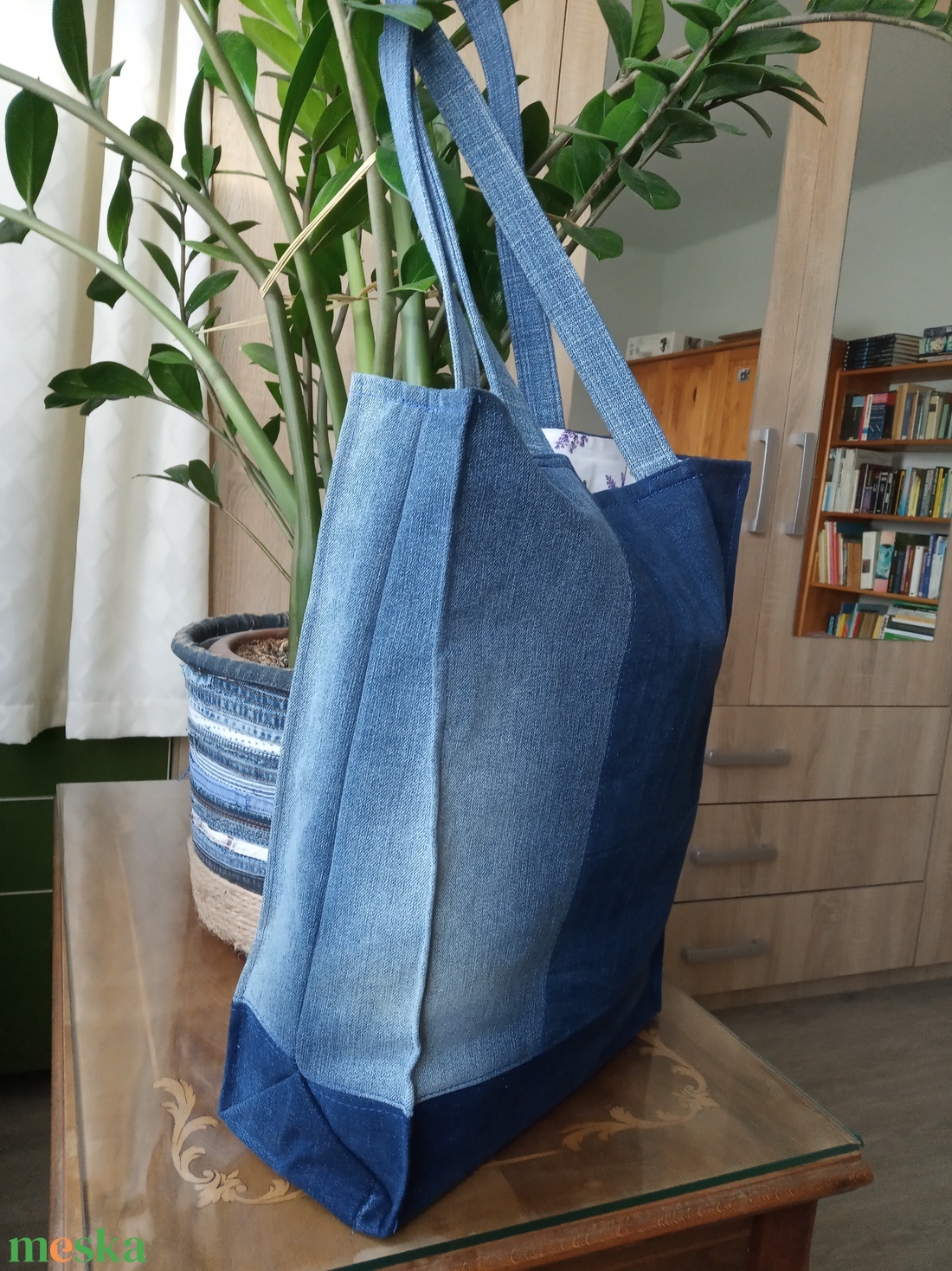 Egyszerű bevásárlótáska farmerből - táska & tok - bevásárlás & shopper táska - shopper, textiltáska, szatyor - Meska.hu Egyszerű bevásárlótáska farmerből - táska & tok - bevásárlás & shopper táska - shopper, textiltáska, szatyor - Meska.hu