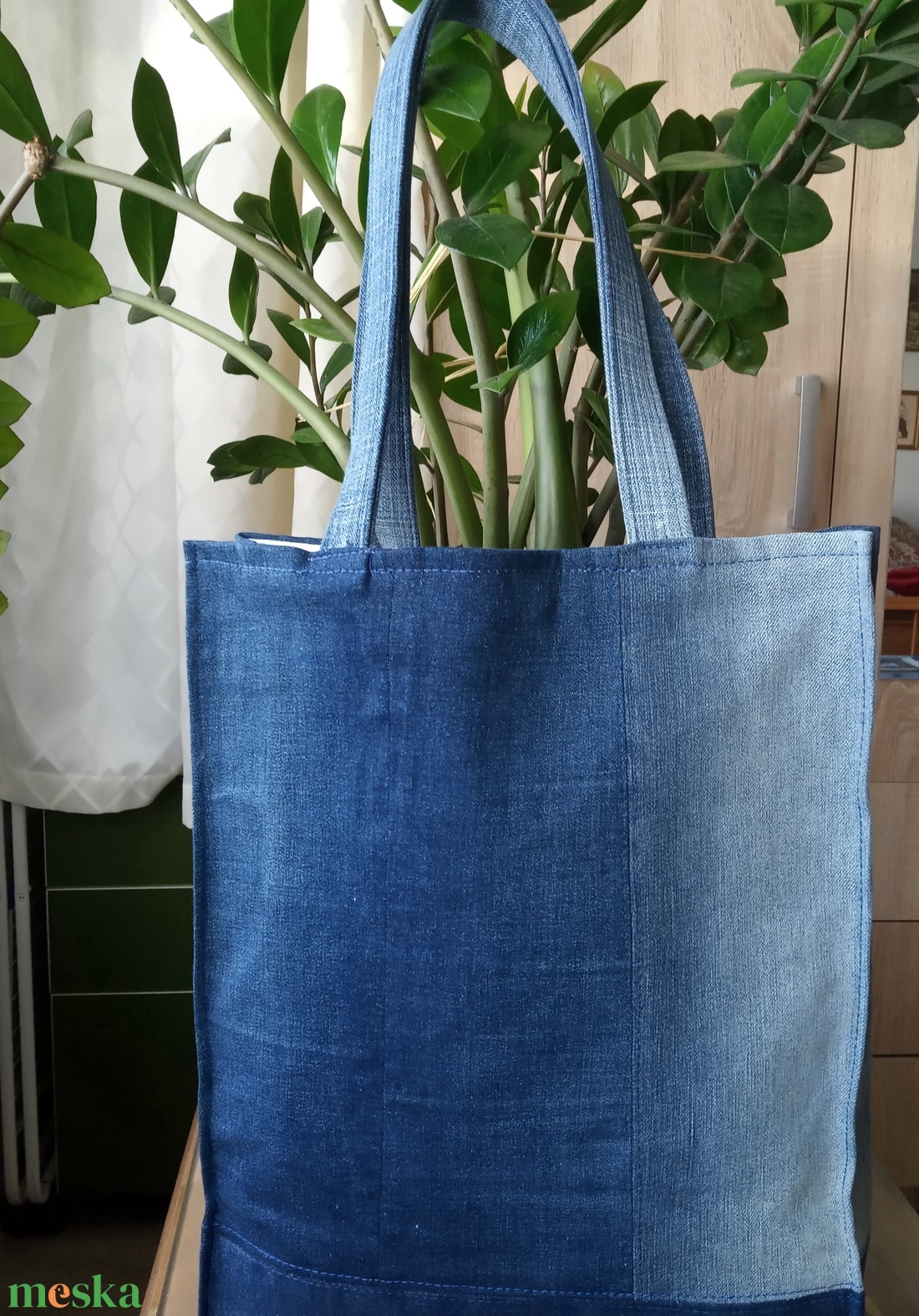 Egyszerű bevásárlótáska farmerből - táska & tok - bevásárlás & shopper táska - shopper, textiltáska, szatyor - Meska.hu Egyszerű bevásárlótáska farmerből - táska & tok - bevásárlás & shopper táska - shopper, textiltáska, szatyor - Meska.hu