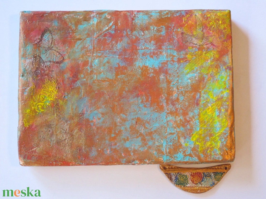Antik réz lepkés Mixed media kevert technikával készült eredeti festmény falikép dekoráció - művészet - festmény - festmény vegyes technika - Meska.hu Antik réz lepkés Mixed media kevert technikával készült eredeti festmény falikép dekoráció - művészet - festmény - festmény vegyes technika - Meska.hu