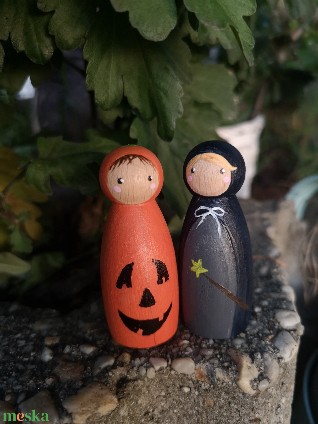 Halloween peg dollok  - otthon & életmód - dekoráció - halloween - halloweeni figurák - Meska.hu