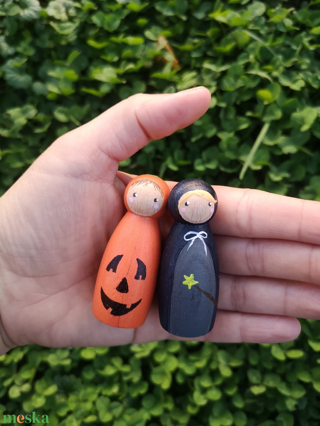 Halloween peg dollok  - otthon & életmód - dekoráció - halloween - halloweeni figurák - Meska.hu