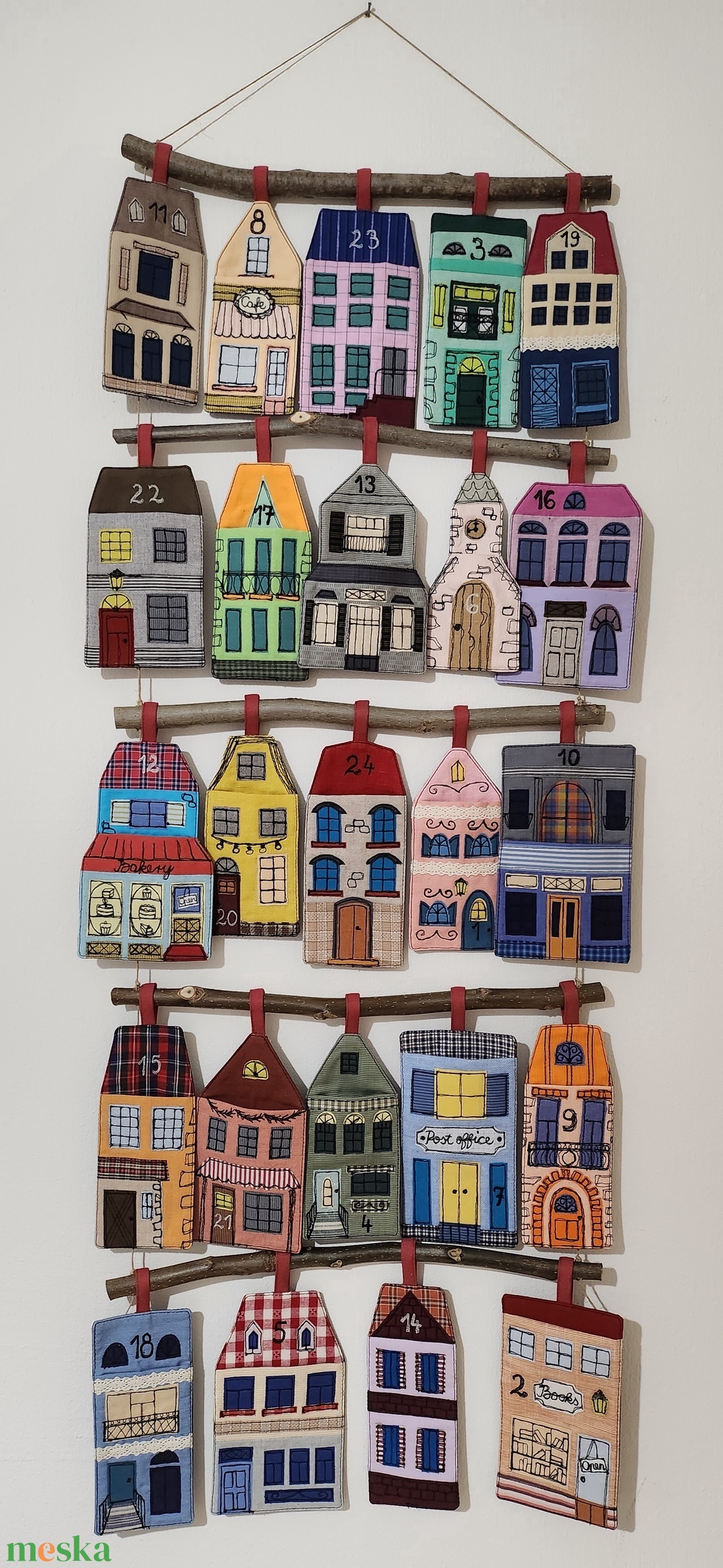 Örök adventi naptár  - karácsony - adventi díszek - adventi naptár - Meska.hu