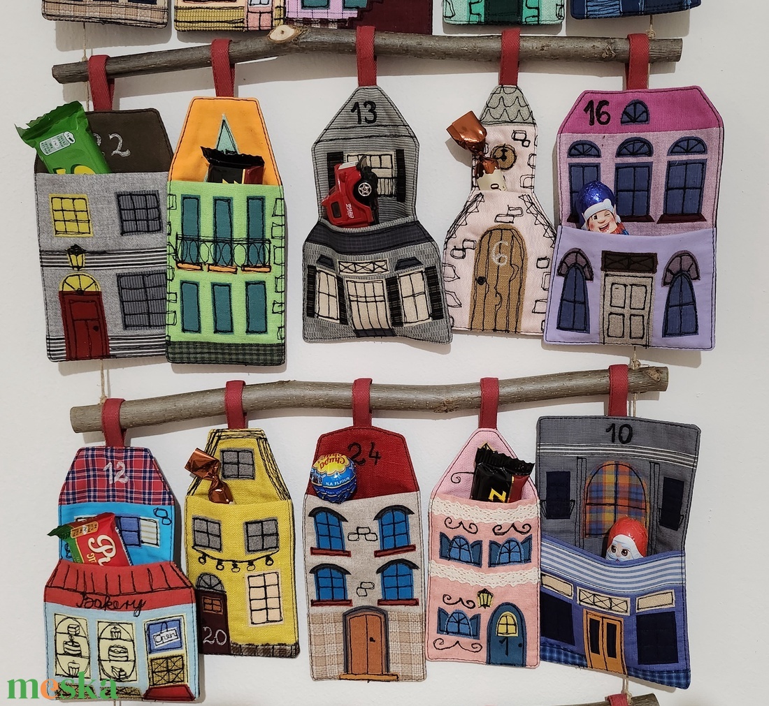 Örök adventi naptár  - karácsony - adventi díszek - adventi naptár - Meska.hu