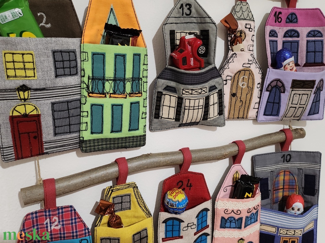 Örök adventi naptár  - karácsony - adventi díszek - adventi naptár - Meska.hu