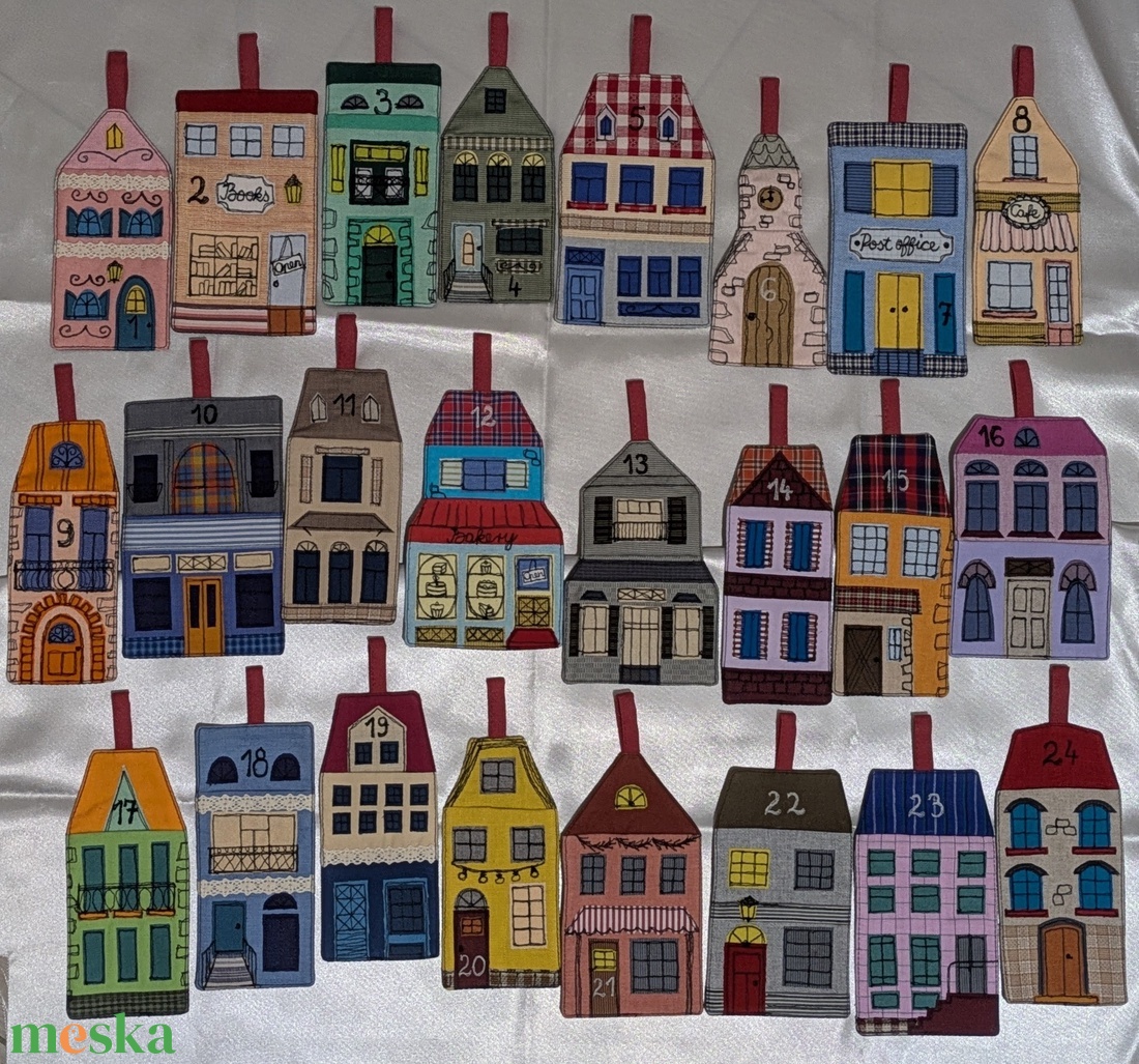 Örök adventi naptár  - karácsony - adventi díszek - adventi naptár - Meska.hu