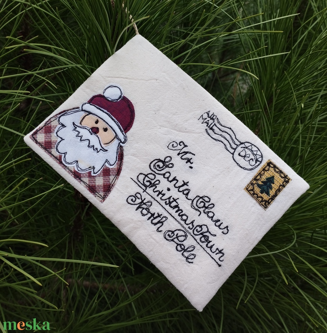 Örök mikulás boríték  - karácsony - mikulás - mikulás beltéri dekoráció - Meska.hu