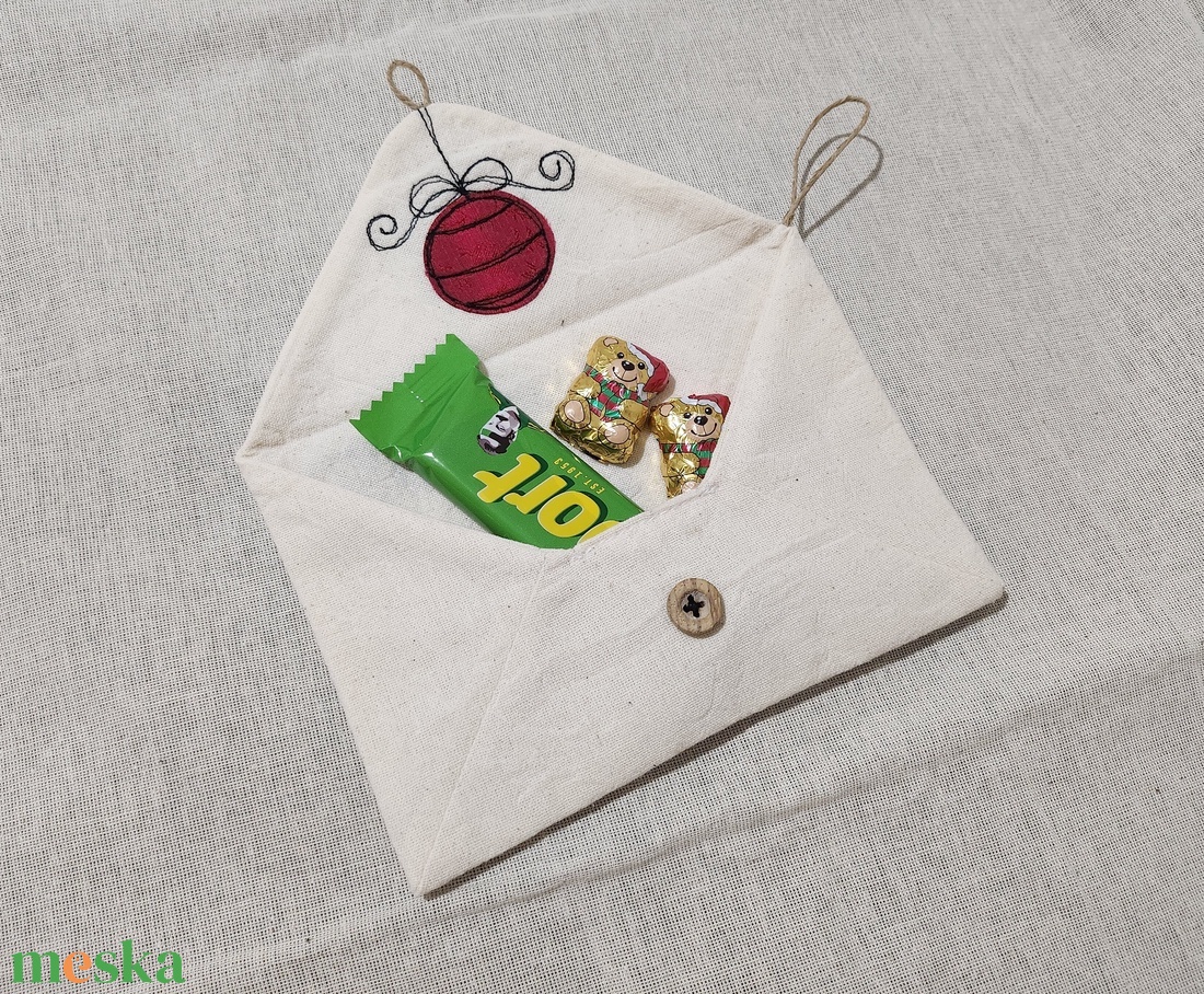 Örök mikulás boríték  - karácsony - mikulás - mikulás beltéri dekoráció - Meska.hu