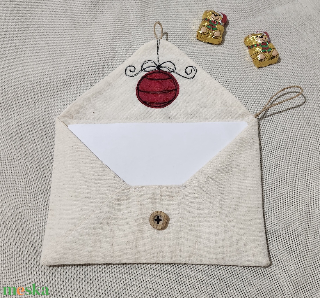 Örök mikulás boríték  - karácsony - mikulás - mikulás beltéri dekoráció - Meska.hu