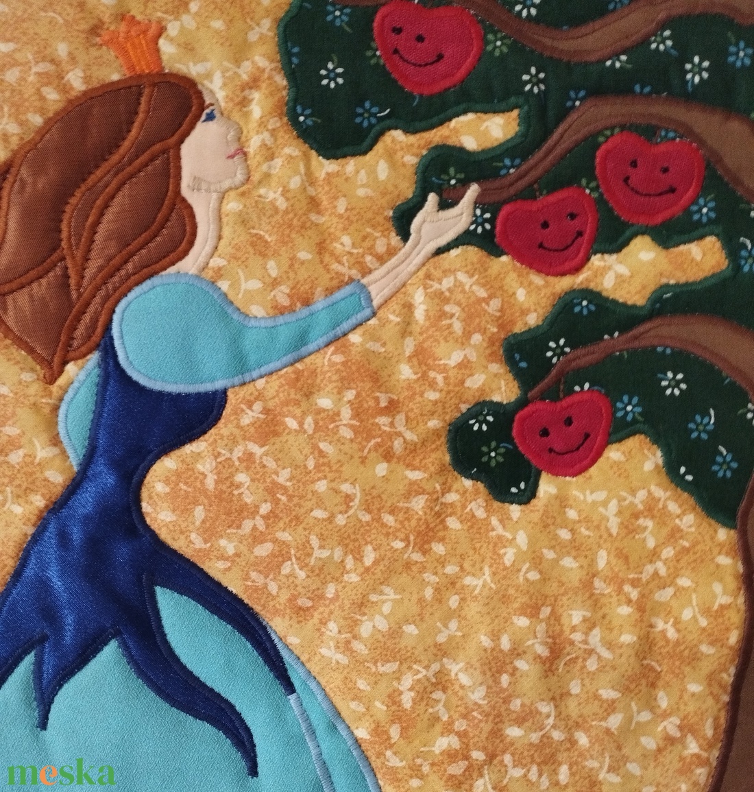 Királylányos falikép - otthon & életmód - babaszoba, gyerekszoba - babaszoba kép - Meska.hu