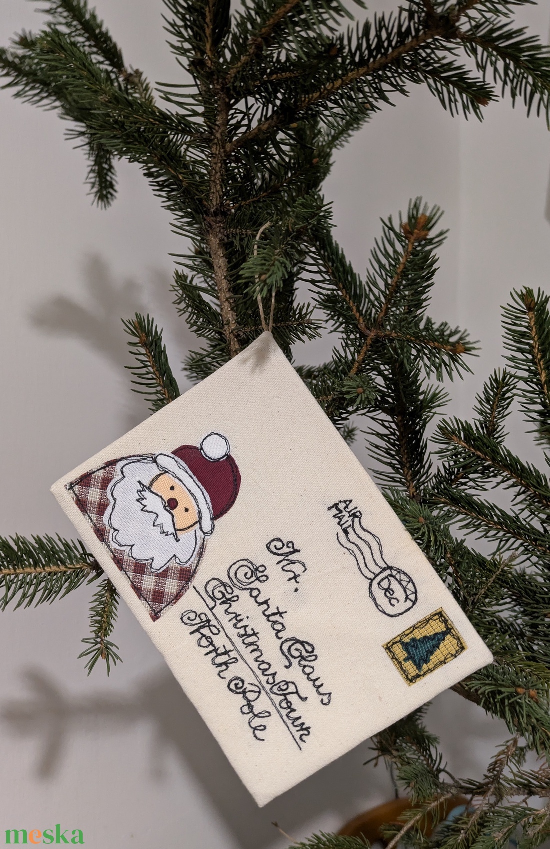 Mikulás boríték  - karácsony - mikulás - mikulás beltéri dekoráció - Meska.hu