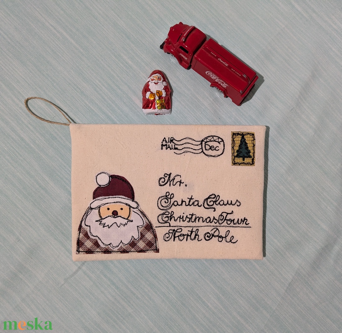 Mikulás boríték  - karácsony - mikulás - mikulás beltéri dekoráció - Meska.hu