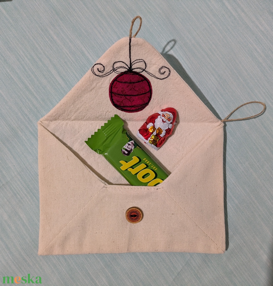 Mikulás boríték  - karácsony - mikulás - mikulás beltéri dekoráció - Meska.hu