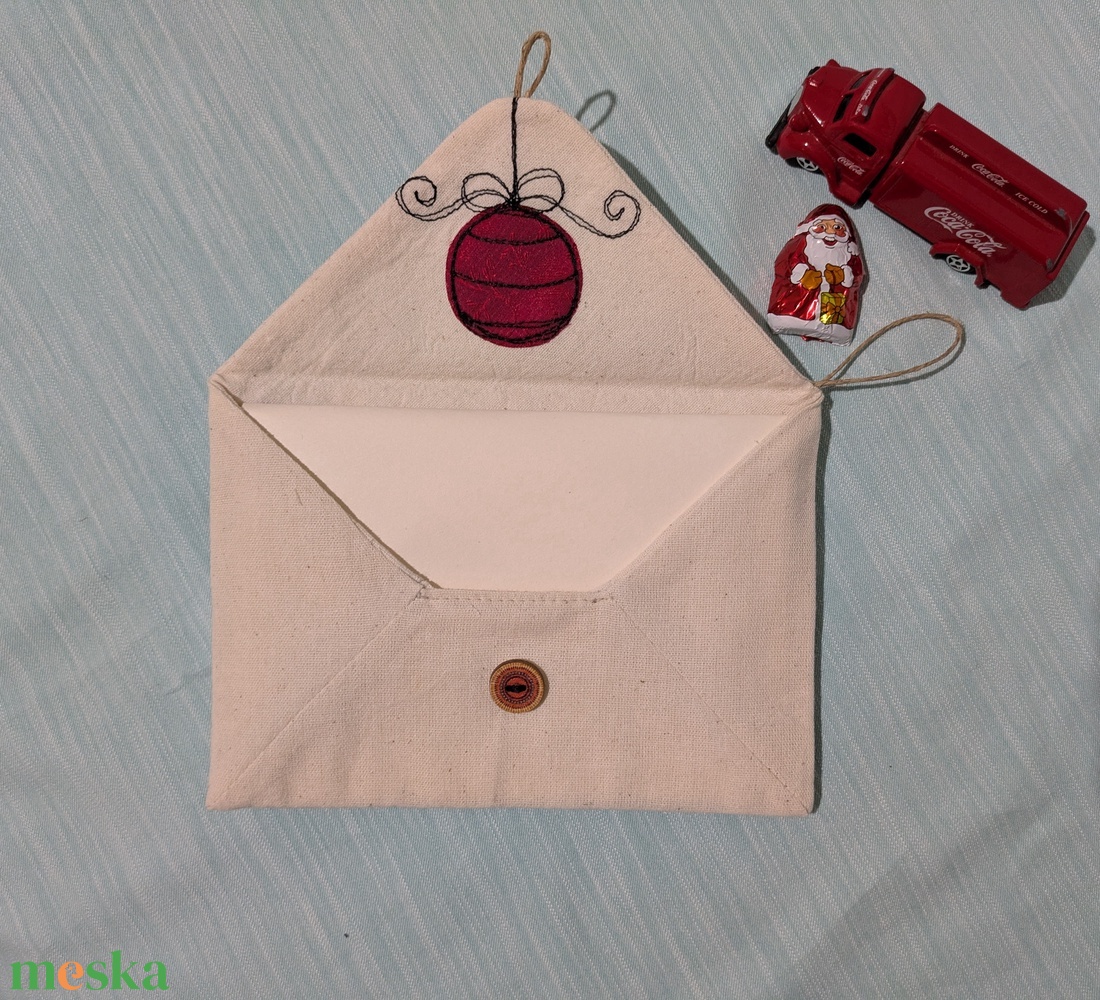 Mikulás boríték  - karácsony - mikulás - mikulás beltéri dekoráció - Meska.hu