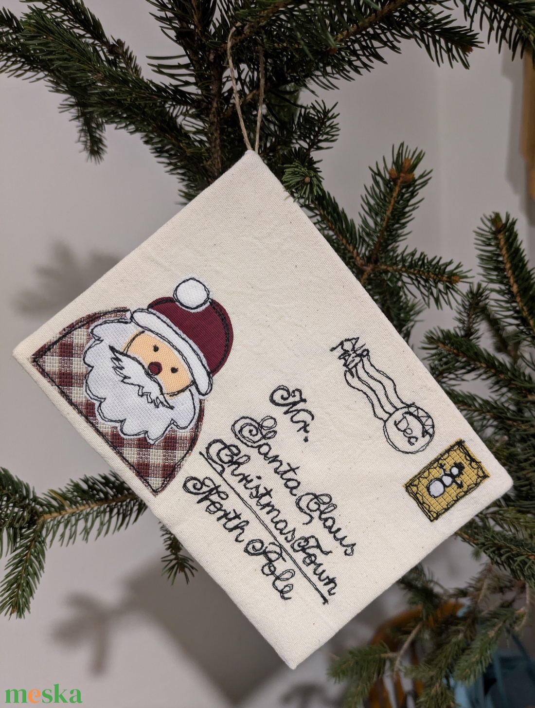 Mikulás boríték  - karácsony - mikulás - mikulás beltéri dekoráció - Meska.hu