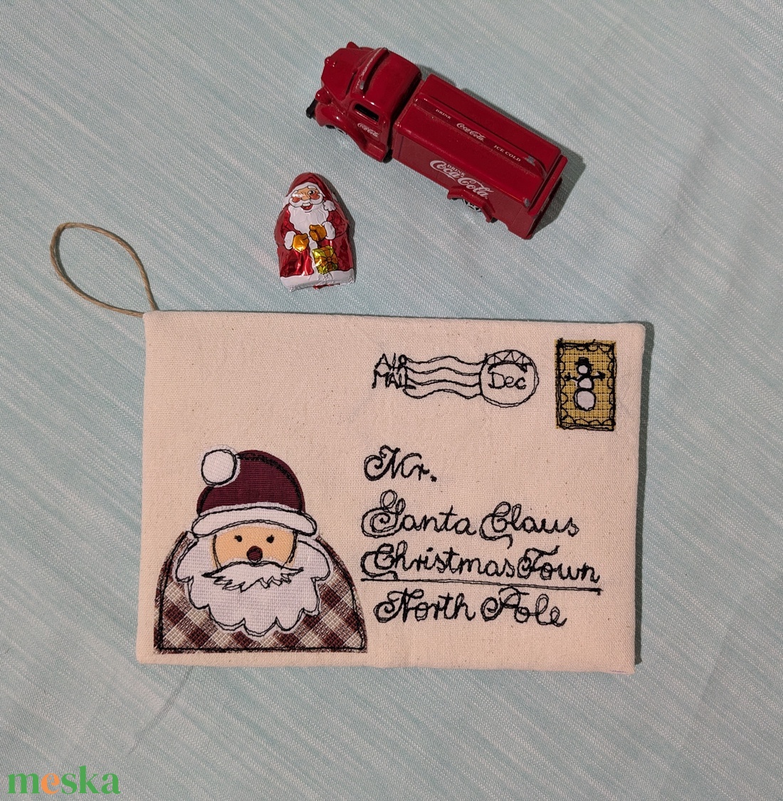 Mikulás boríték  - karácsony - mikulás - mikulás beltéri dekoráció - Meska.hu