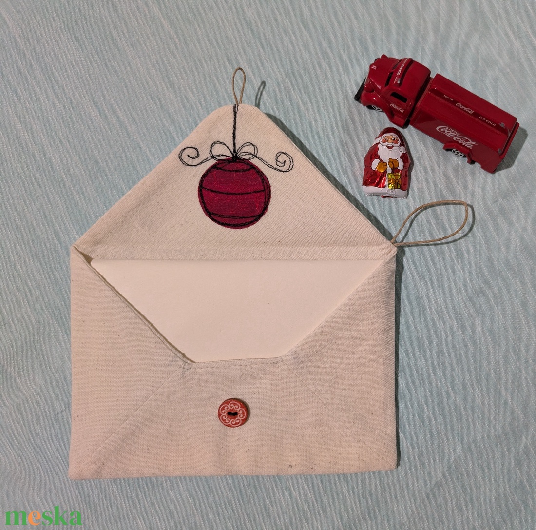 Mikulás boríték  - karácsony - mikulás - mikulás beltéri dekoráció - Meska.hu