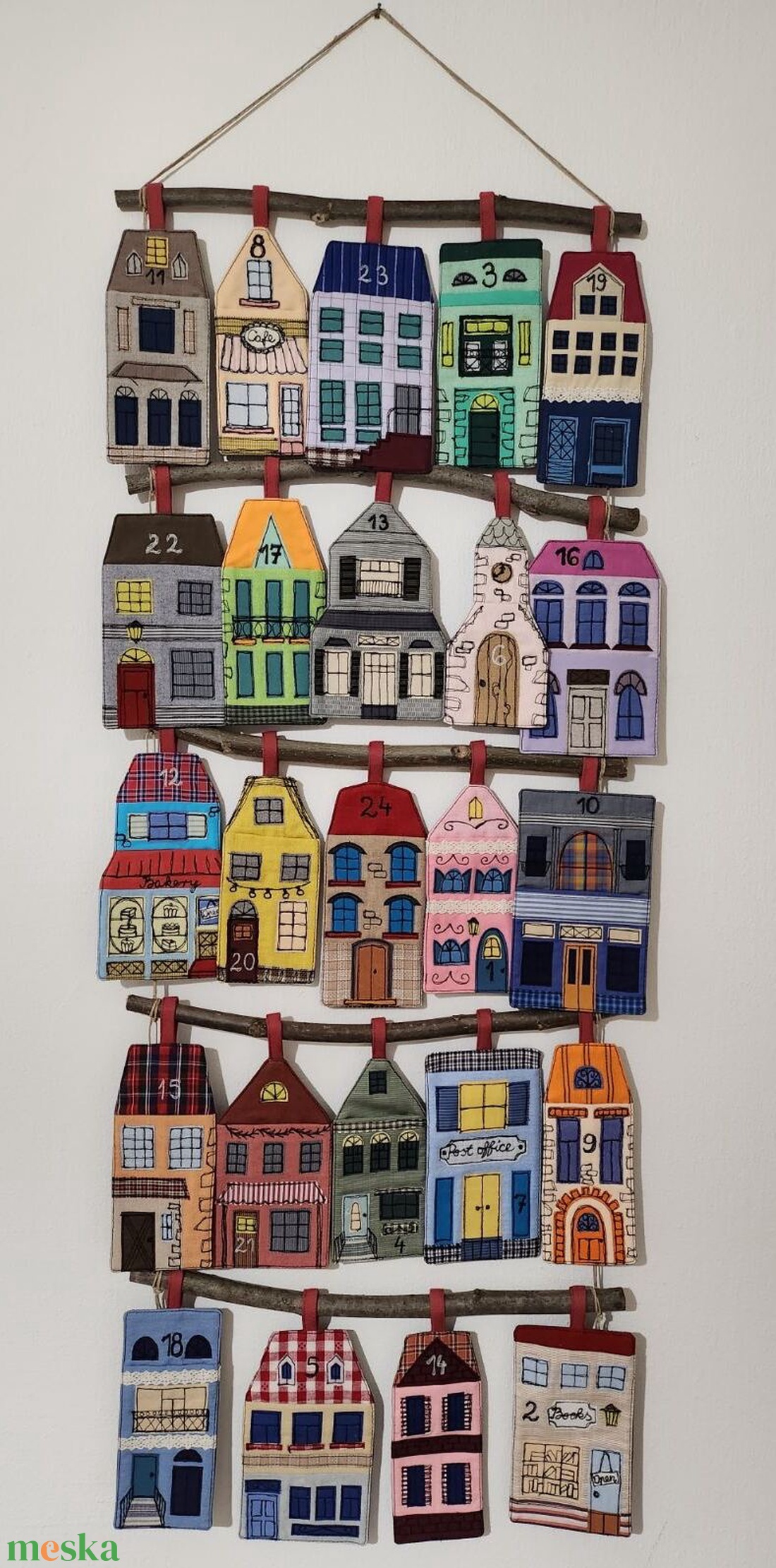 Örök adventi naptár  - karácsony - adventi díszek - adventi naptár - Meska.hu