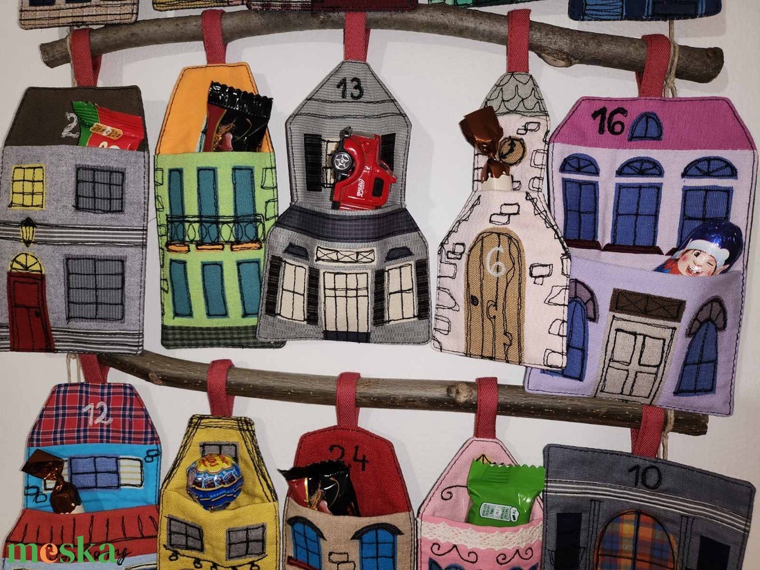 Örök adventi naptár  - karácsony - adventi díszek - adventi naptár - Meska.hu