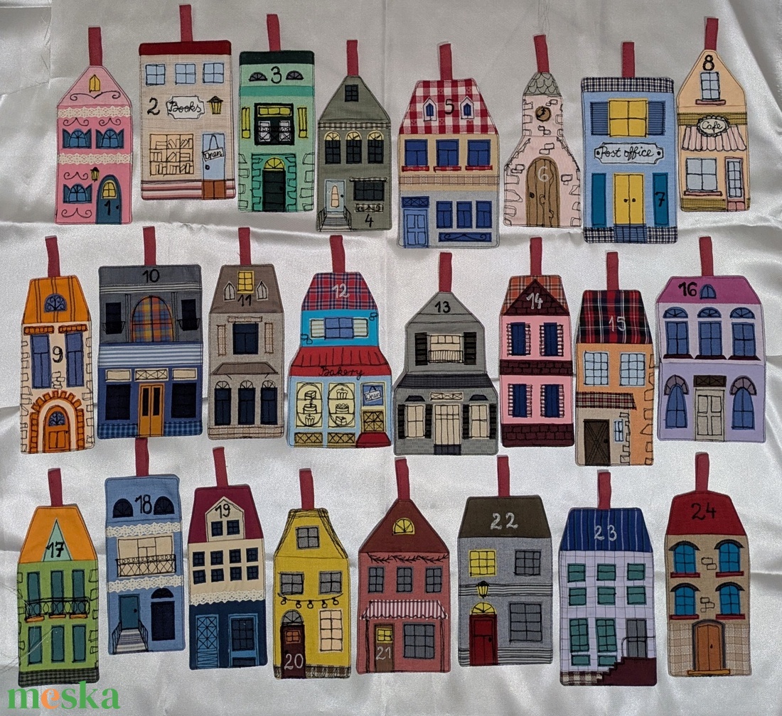 Örök adventi naptár  - karácsony - adventi díszek - adventi naptár - Meska.hu