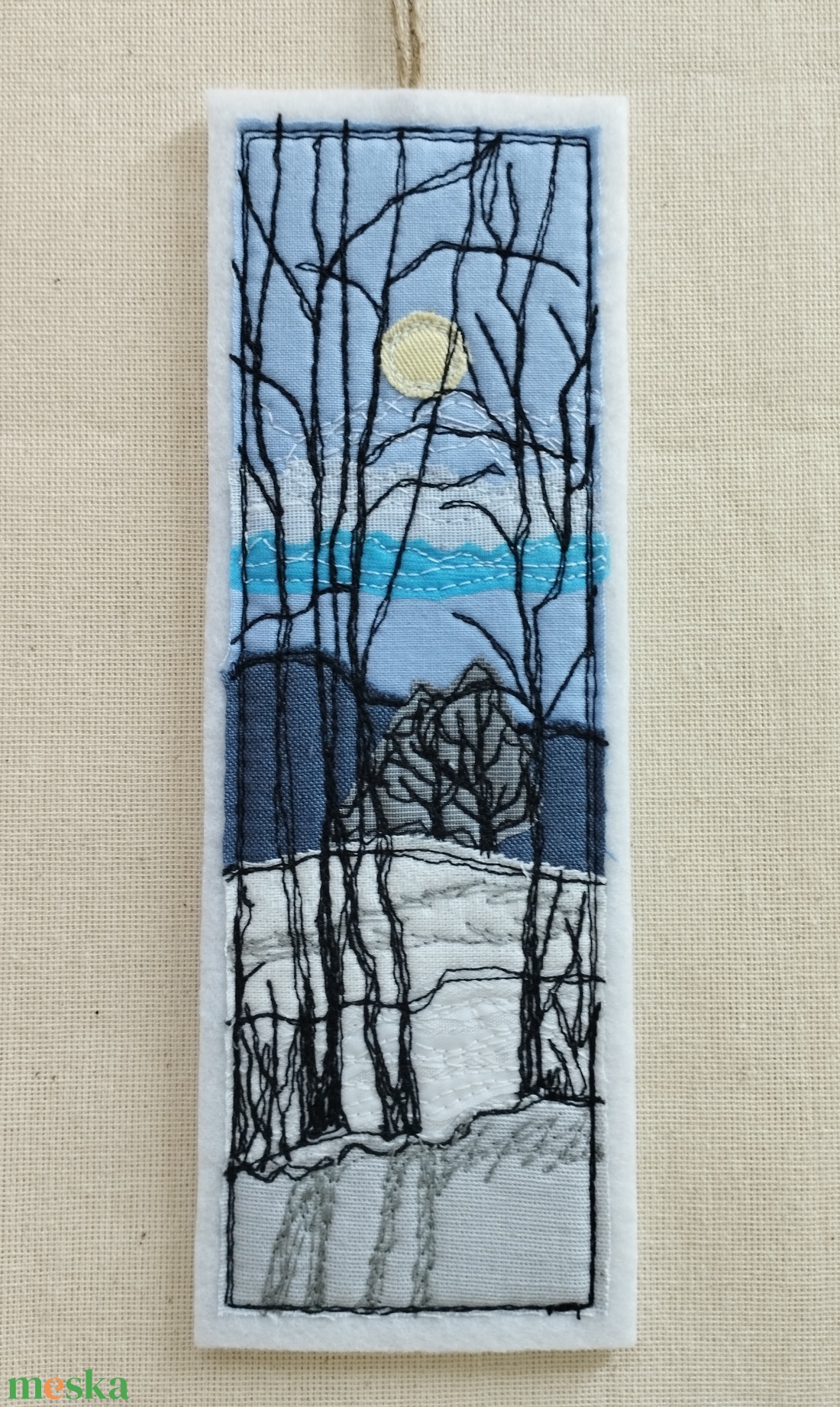 Patchwork könyvjelző bibliai igével  - könyv & zene - könyvjelző - Meska.hu