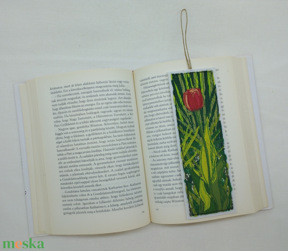 Textil könyvjelző anyák napi felirattal  - könyv & zene - könyvjelző - Meska.hu