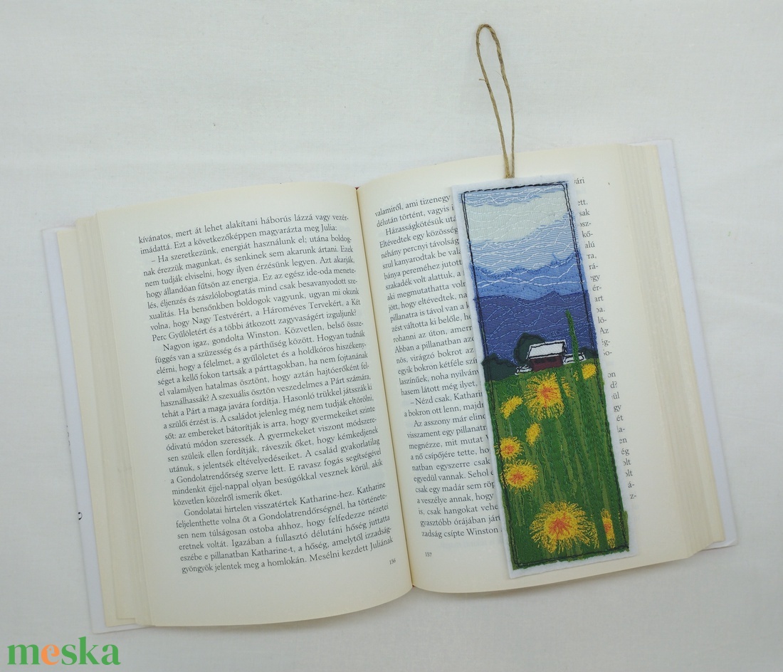 Textil könyvjelző anyák napi felirattal  - könyv & zene - könyvjelző - Meska.hu