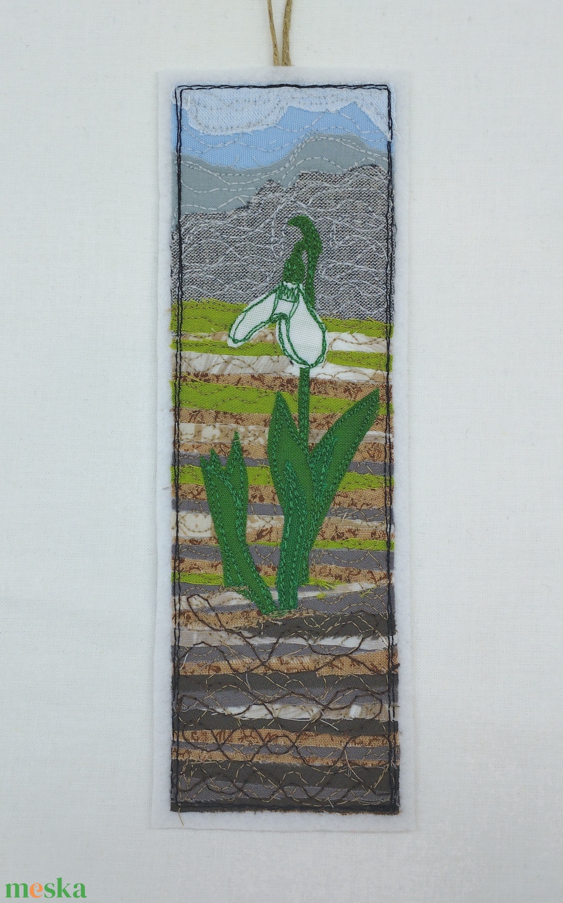 Textil könyvjelző  - könyv & zene - könyvjelző - Meska.hu