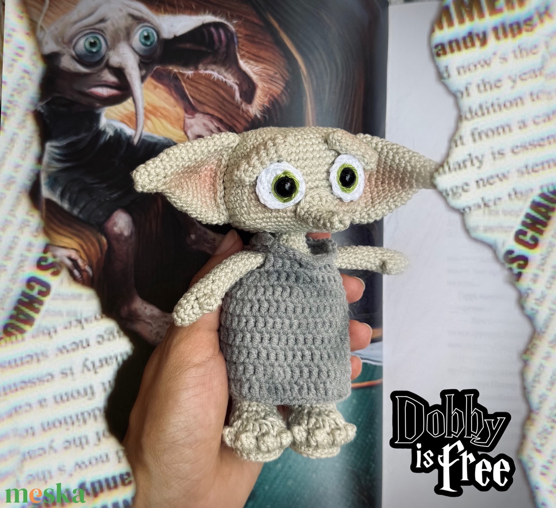 Horgolt Dobby figura. Harry Potter - játék & sport - plüssállat & játékfigura - más figura - Meska.hu Horgolt Dobby figura. Harry Potter - játék & sport - plüssállat & játékfigura - más figura - Meska.hu