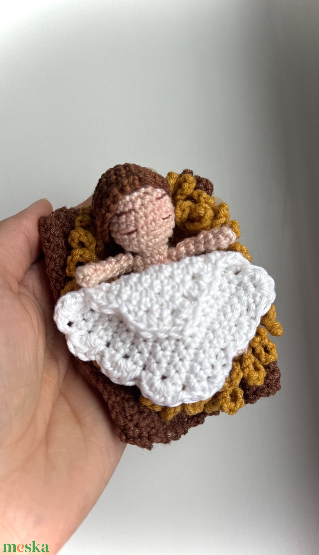 Szűz Mária és a kis Jézus � horgolt amigurumi baba - karácsony - karácsonyi lakásdekoráció - karácsonyi manók, figurák - Meska.hu
