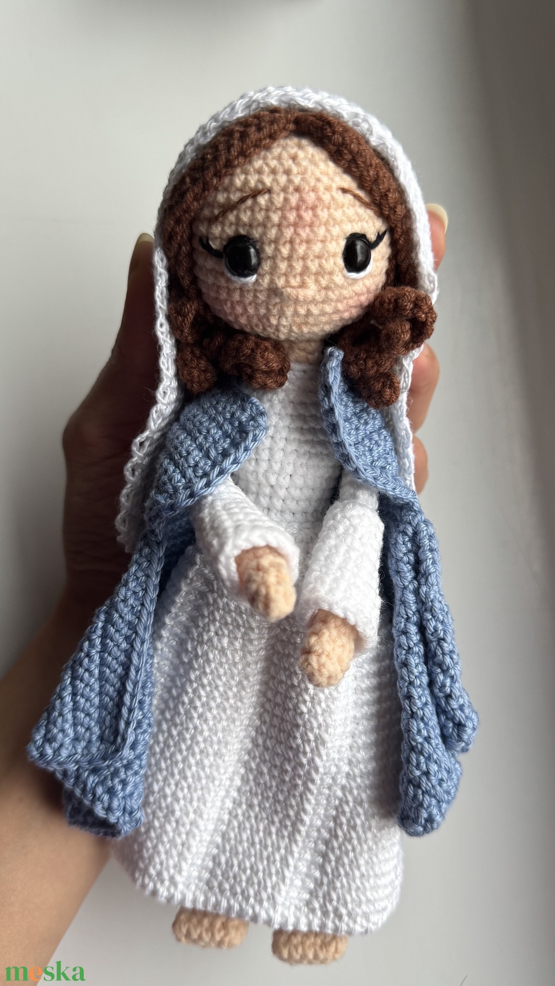 Szűz Mária és a kis Jézus � horgolt amigurumi baba - karácsony - karácsonyi lakásdekoráció - karácsonyi manók, figurák - Meska.hu