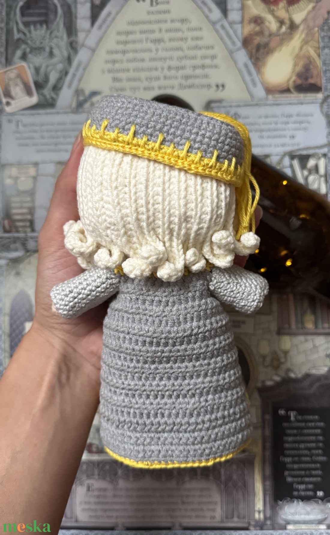 Albus Dumbledore horgolt figura - játék & sport - plüssállat & játékfigura - ember - Meska.hu