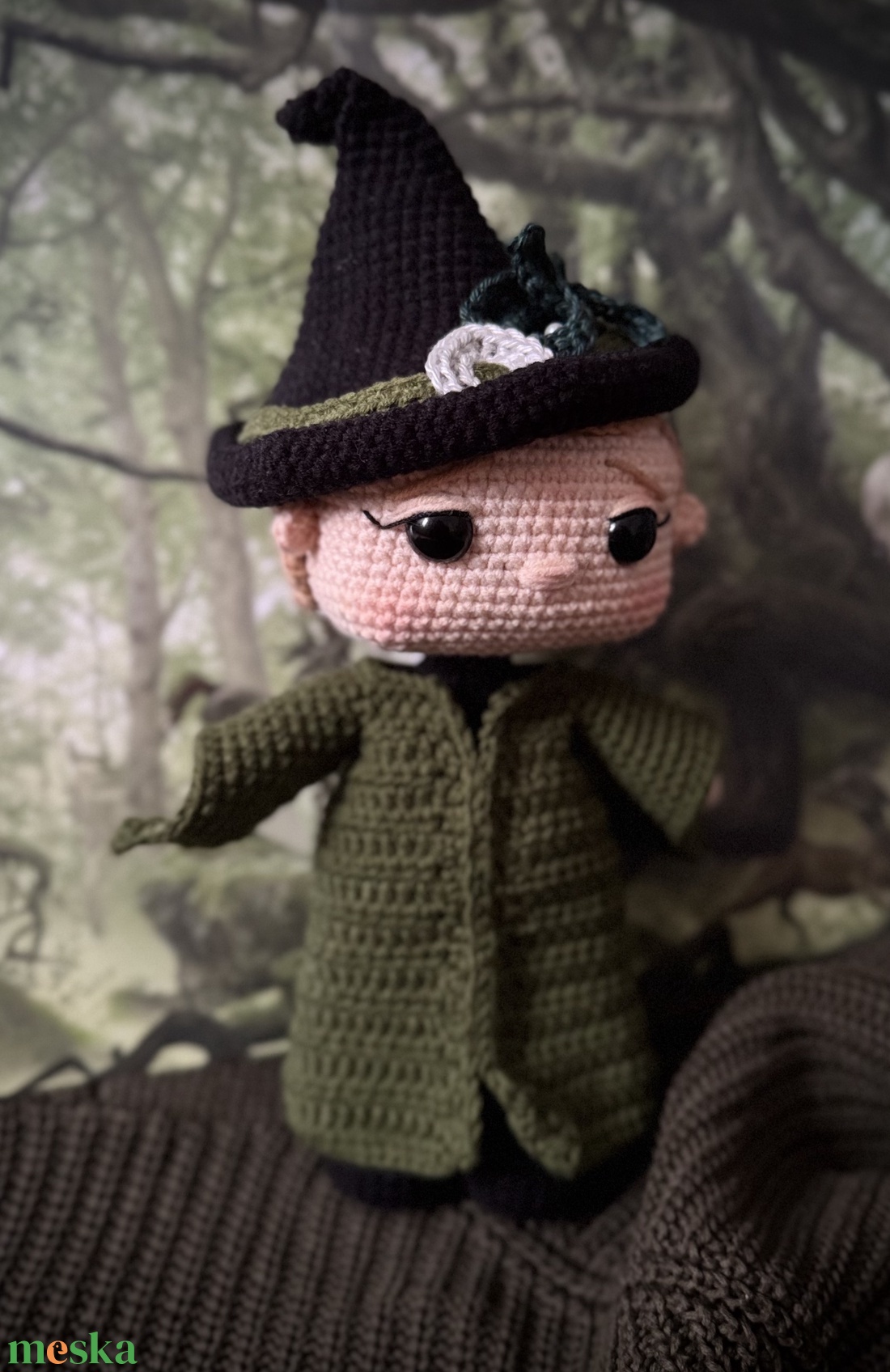 Minerva McGalagony horgolt amigurumi figura. Harry Potter - játék & sport - plüssállat & játékfigura - ember - Meska.hu