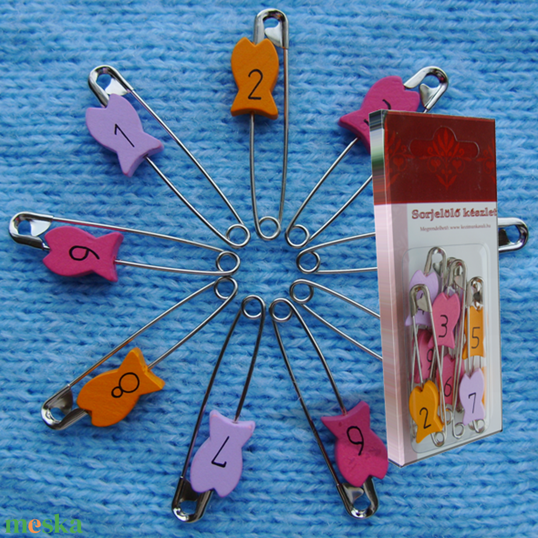 Sorjelölő készlet - kellékek & szerszámok - szerszámok, eszközök - eszköz kötéshez, horgoláshoz - Meska.hu