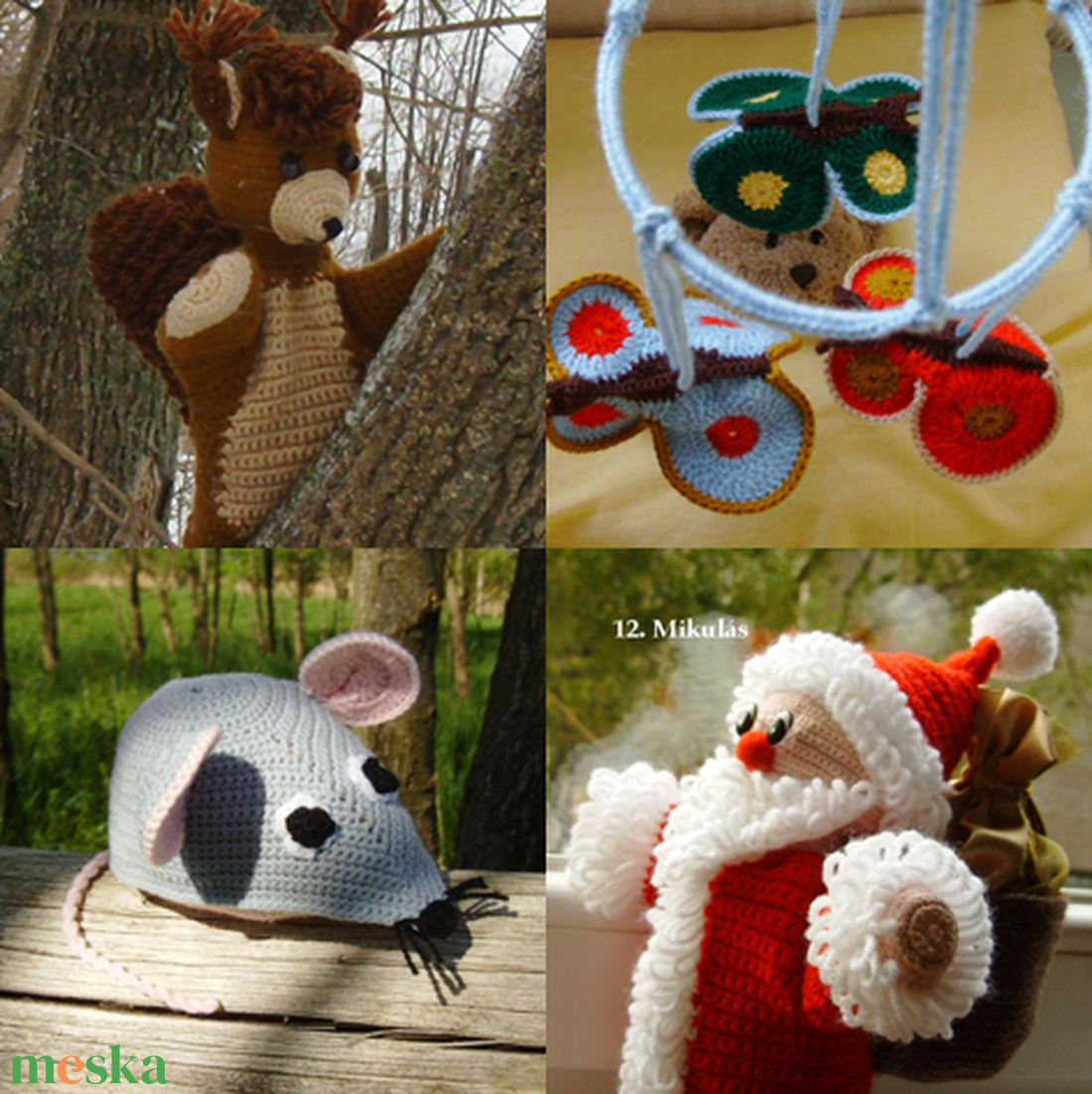 Kötött-horgolt gyermekjátékok - kellékek & szerszámok - könyv, újság - Meska.hu