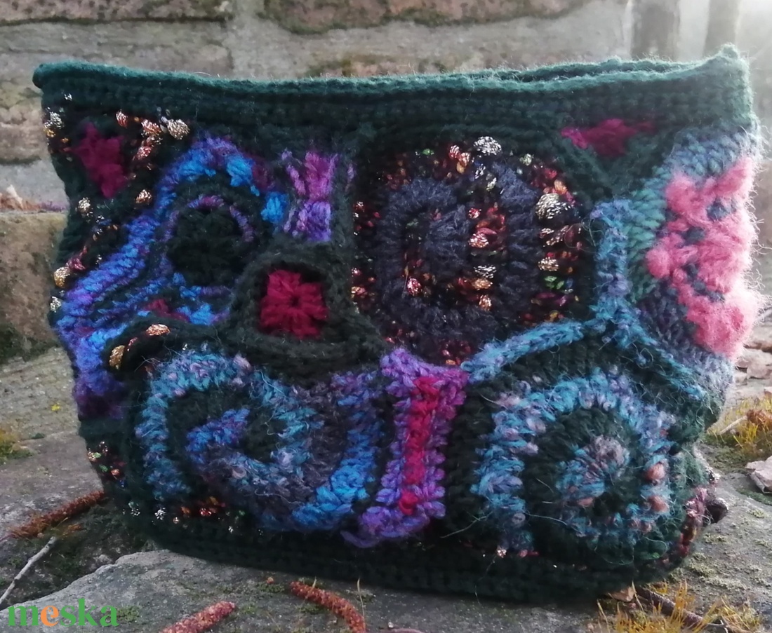 Horgolt neszesszer - táska & tok - neszesszer - Meska.hu