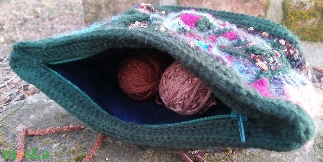 Horgolt neszesszer - táska & tok - neszesszer - Meska.hu