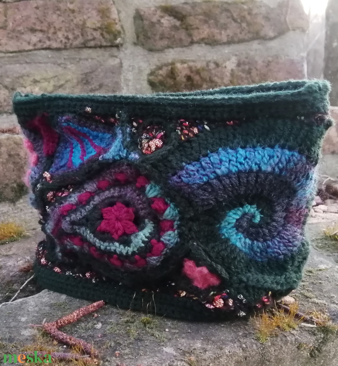 Horgolt neszesszer - táska & tok - neszesszer - Meska.hu