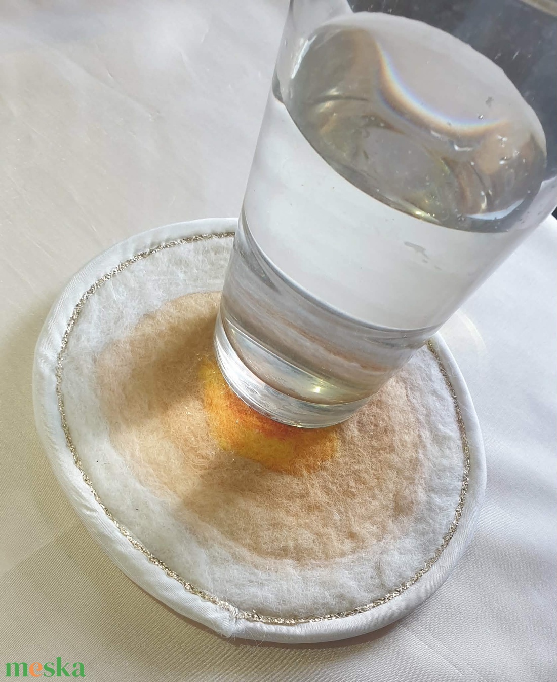 Bőség - kézzel készült nemez poháralátét - otthon & életmód - konyhafelszerelés, tálalás - tálalás - tányér- és poháralátét - Meska.hu