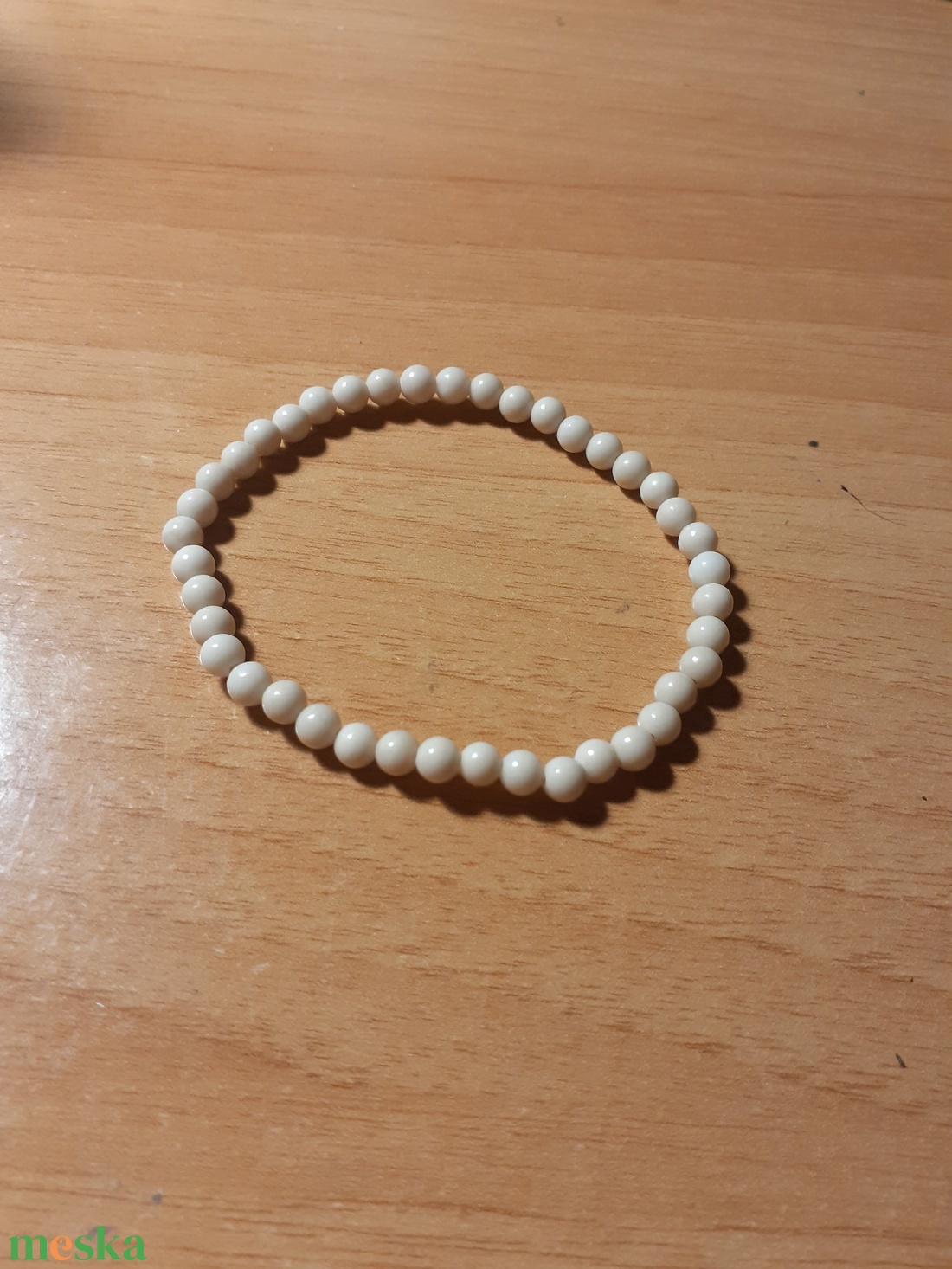 Fosszilis természetes kő 4 mm - ékszer - karkötő - gyöngyös karkötő - Meska.hu Fosszilis természetes kő 4 mm - ékszer - karkötő - gyöngyös karkötő - Meska.hu