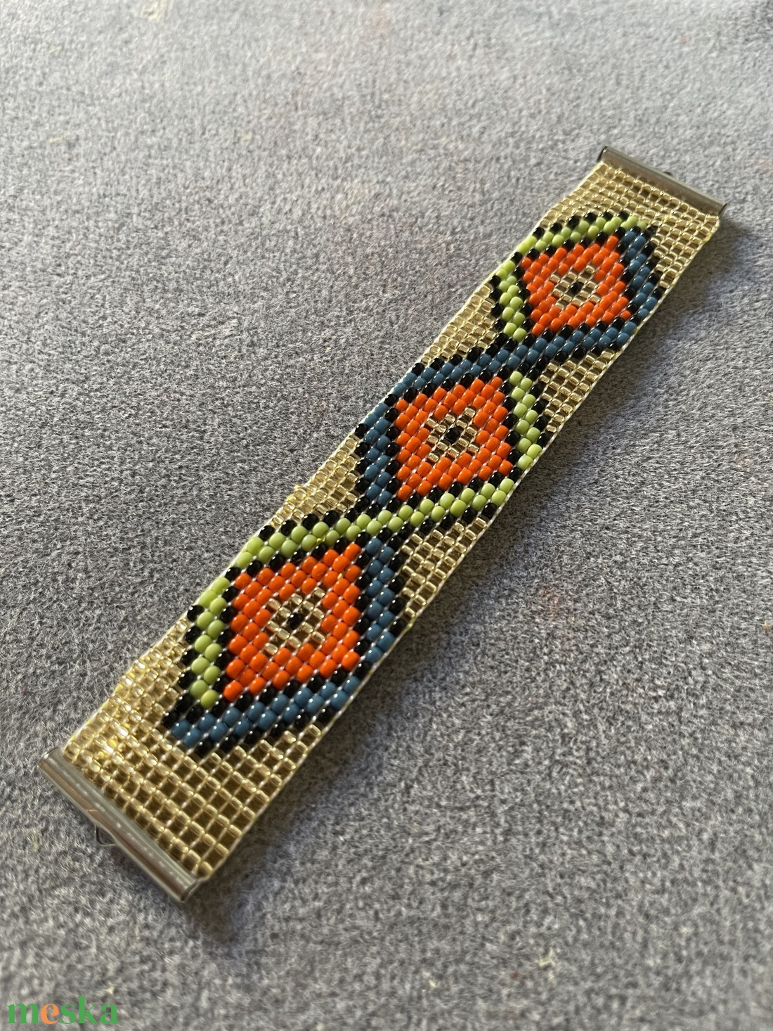 Széles színes gyongyszovott karkoto - ékszer - karkötő - gyöngyös karkötő - Meska.hu Széles színes gyongyszovott karkoto - ékszer - karkötő - gyöngyös karkötő - Meska.hu