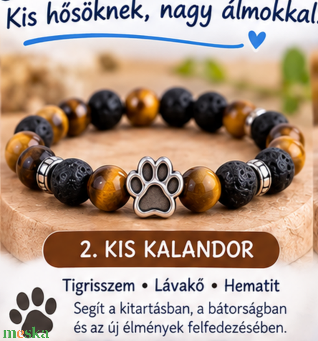 � 2. Kis kalandor � gyerek karkötő - ékszer - karkötő - ásványkarkötő - Meska.hu