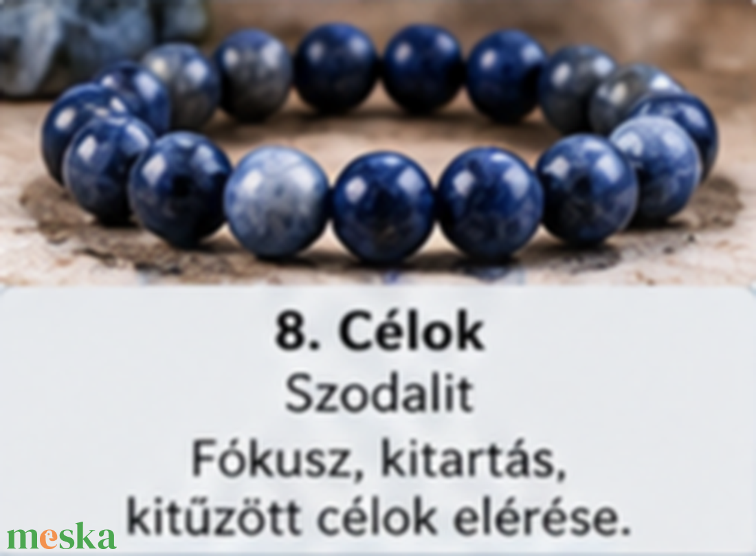  8. Célok � Szodalit - ékszer - karkötő - ásványkarkötő - Meska.hu