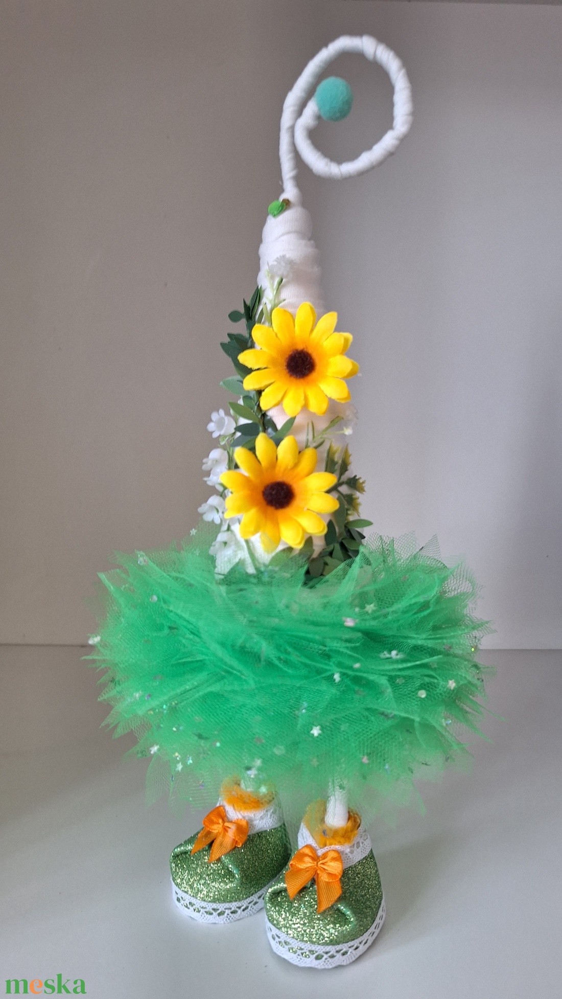 Sárga margarétás tavasz manó - otthon & életmód - dekoráció - manók - Meska.hu