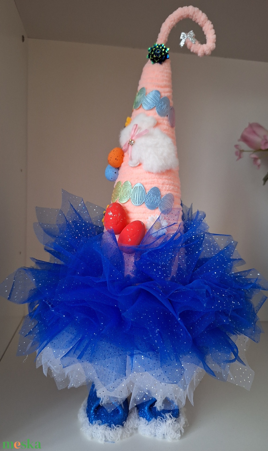 Húsvéti kék Manó  - otthon & életmód - dekoráció - manók - Meska.hu