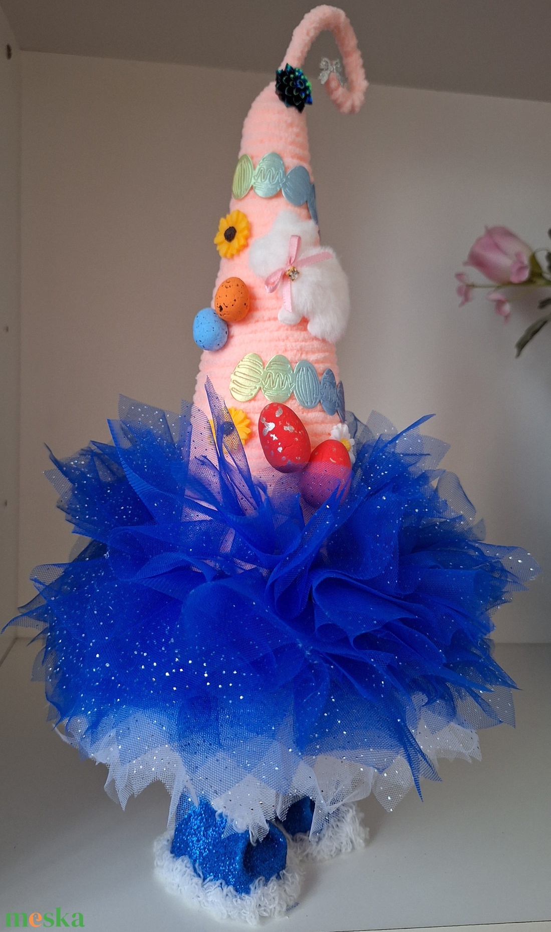 Húsvéti kék Manó  - otthon & életmód - dekoráció - manók - Meska.hu